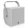 Sound Town TITAN-8G | 2-Way 70V/100V 8" Coaxial Weather-Resistant Installation Loudspeaker with U Bracket, Gray - Right Panel, Outdoor Applications