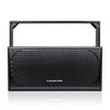 Sound Town TITAN-FG210B | 2-Way Dual 10" Weatherproof IP66 Fiberglass Full-Range 800W Loudspeaker with Surface-Mount U-Bracket for Outdoor Installation, Black - Front Panel