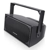 Sound Town TITAN-FG210B | 2-Way Dual 10" Weatherproof IP66 Fiberglass Full-Range 800W Loudspeaker with Surface-Mount U-Bracket for Outdoor Installation, Black - Side Panel