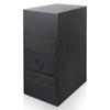 Sound Town TITAN-S28B | Dual 8" Weatherproof IP66 700W Subwoofer with Folded Horn Design for Outdoor Installations, Black - Left Panel