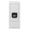 Sound Town TITAN-S28G | Dual 8“ Weatherproof IP66 700W Subwoofer with Folded Horn Design for Outdoor Installations, Gray - Back Panel