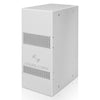 Sound Town TITAN-S28G | Dual 8“ Weatherproof IP66 700W Subwoofer with Folded Horn Design for Outdoor Installations, Gray - Left Panel