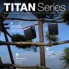 The Sound Town TITAN Series features IP66 weatherproof installation loudspeakers for clear, dependable sound in outdoor commercial spaces. Available in 5", 6.5", 8", 10", 12", and dual 10" models, the lineup offers two-way coaxial designs, 70V/100V/8Ω system options, corrosion-resistant U-brackets, and black or gray finishes for a clean, coordinated installation.
