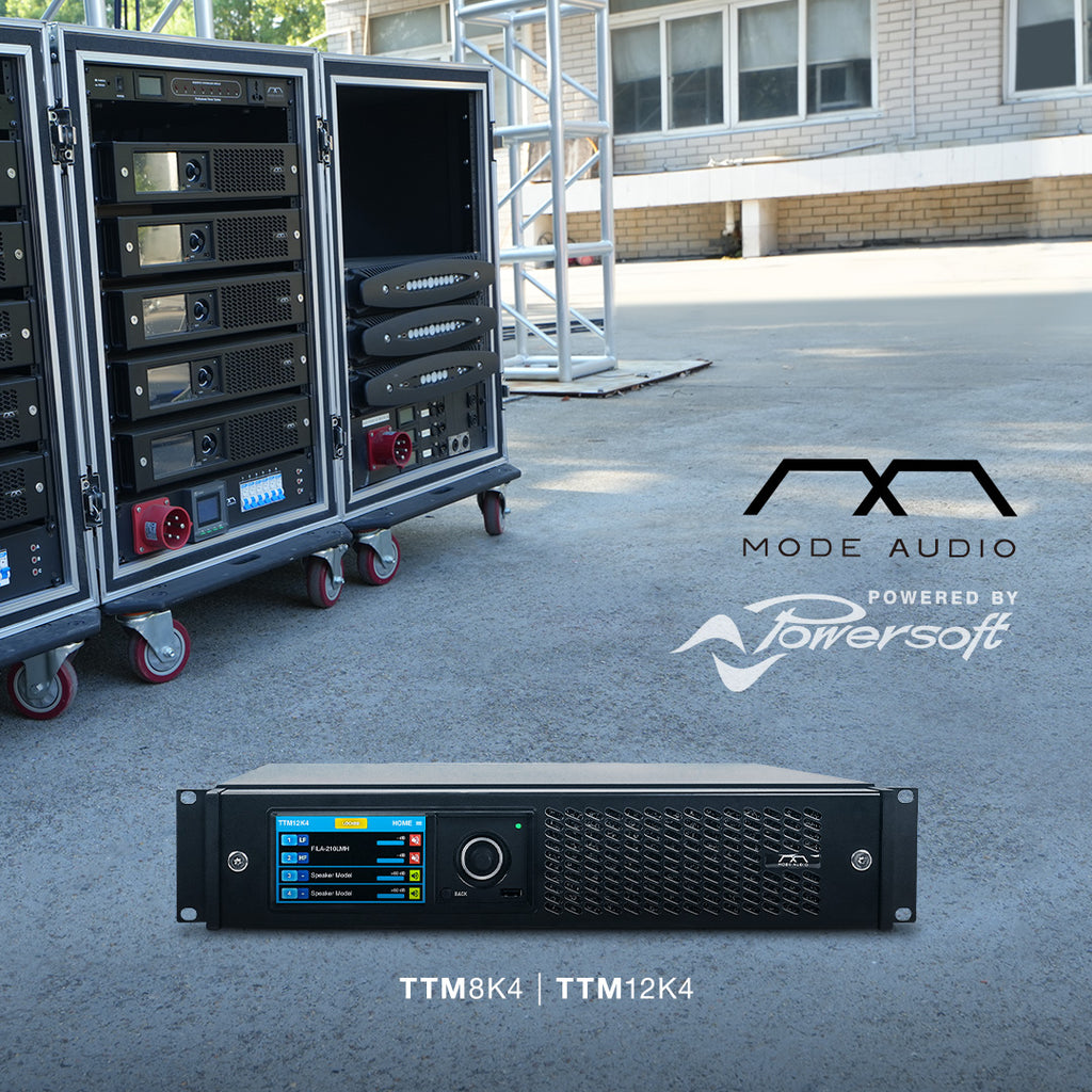 Sound Town TTM12K4 | 4-Channel Class-D Amplifier, DSP, Dante, FIR, PFC, 4 x 2700W RMS at 4Ω, ARMONÍA PLUS, Supports 2Ω & Q-SYS, Made in Italy-Live Events, Touring, Fixed Installations