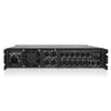Sound Town TTM12K4 | Class-D 4-Channel PA/DJ Power Amplifier, DSP, Dante, FIR, PFC power, 4 x 2700W RMS at 4Ω, 2Ω Stable, ARMONÍA PLUS Software, Support Q-SYS, Powersoft OEM, Made in Italy-Back