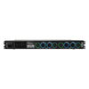 Sound Town UPDM-Q3-R | REFURBISHED: Lightweight 1U 4-Channel PA/DJ Power Amplifier, 4 x 1150W at 4-Ohm for Installation, Conference - Back Panel