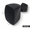 Sound Town VELA-3B-PAIR | VELA Series Pair of 3" Weatherproof IP55 Surface-Mount Speakers, 70V/100V/8Ω for Indoor and Outdoor Commercial Installations, Black - Size and Dimensions