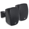 Sound Town VELA-3B-PAIR | VELA Series Pair of 3" Weatherproof IP55 Surface-Mount Speakers, 70V/100V/8Ω for Indoor and Outdoor Commercial Installations, Black - Right View
