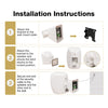 Sound Town VELA-3W-PAIR | VELA Series Pair of 3" Weatherproof IP55 Surface-Mount Speakers, 70V/100V/8Ω for Indoor and Outdoor Commercial Installations, White - Installation Instructions
