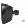 Sound Town VELA-4B-PAIR | VELA Series Pair of 4" Weatherproof IP55 Surface-Mount Speakers, 70V/100V/8Ω for Indoor and Outdoor Commercial Installations, Black - Adjustable Mounting Options
