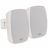 Sound Town VELA-5W-PAIR | VELA Series Pair of 5.25" Weatherproof IP55 Surface-Mount Speakers, 70V/100V/8Ω for Indoor and Outdoor Commercial Installations, White - Right View