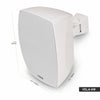 Sound Town VELA-6W-PAIR | VELA Series Pair of 6.5" Weatherproof IP55 Surface-Mount Speakers, 70V/100V/8Ω for Indoor and Outdoor Commercial Installations, White - Size and Dimensions
