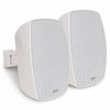 Sound Town VELA-6W-PAIR | VELA Series Pair of 6.5" Weatherproof IP55 Surface-Mount Speakers, 70V/100V/8Ω for Indoor and Outdoor Commercial Installations, White - Right View