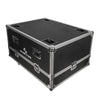Sound Town Z210BX2-IFC | Pair of ZETHUS Series Dual 10-inch Passive Line Array Loudspeaker System with Flight Case, Full-Range/Bi-amp Switchable, Black - Road Case