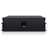 ZETHUS Series 2 x 10” Line Array Loudspeaker System with Dual Titanium Compression Drivers, Full Range/Bi-amp Switchable, Black - Back Panel