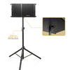 Sound Town ZETHUS-110 | 10” Passive Two-Way Line Array Loudspeaker, Full-Range/Bi-Amp Switchable, Birch Plywood, Black - Pole-Mounted Via the Integrated Dual 35mm Sockets with the STSD-71B-PAIR Speaker Stand