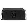 Sound Town ZETHUS-110 ZETHUS Series 10” Two-Way Passive Line Array Loudspeaker System with Titanium Compression Driver, Full Range/Bi-amp Switchable, Black - Back Panel
