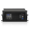 Sound Town ZETHUS-110PWX2 ZETHUS Series 1200W Powered Line Array Speaker System with Two 10-inch Powered Line Array Speakers, Black for Installation, Live Sound, Bar, Club, Church - Back Panel