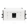 Sound Town ZETHUS-110W | 10” Passive Two-Way Line Array Loudspeaker, Full-Range/Bi-Amp Switchable, Birch Plywood, White - Back Panel