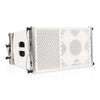 Sound Town ZETHUS-110W | 10” Passive Two-Way Line Array Loudspeaker, Full-Range/Bi-Amp Switchable, Birch Plywood, White - Right Panel