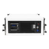 Sound Town ZETHUS-110WPW ZETHUS Series 10" Powered Two-Way Line Array Loudspeaker System with Titanium Compression Driver, White - Back Panel