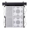 Sound Town ZETHUS-110WX2 Line Array System with Two 10-inch Passive Speakers, Full Range/Bi-amp, White for Installation, Live Sound, Bar, Club, Church