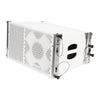 Sound Town ZETHUS-110WX4 ZETHUS Series 10" Passive Two-Way Line Array Loudspeaker System with Titanium Compression Driver, Full Range/Bi-amp Switchable, White - Left Panel