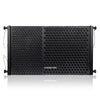 Sound Town ZETHUS-110X4 ZETHUS Series 10" Two-Way Passive Line Array Loudspeaker System with Titanium Compression Driver, Full-Range/Bi-Amp Switchable, Black-Front Panel