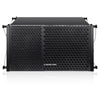 Sound Town ZETHUS-110X4 ZETHUS Series 10" Two-Way Passive Line Array Loudspeaker System with Titanium Compression Driver, Full-Range/Bi-Amp Switchable, Black-Top Panel