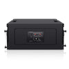 Sound Town ZETHUS-112B-PAIR ZETHUS Series 12" Two-Way Constant Curvature Line Array Loudspeaker System, Full-Range/Bi-Amp Switchable, Black-Back View