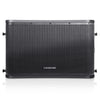 Sound Town ZETHUS-112B-PAIR ZETHUS Series 12" Two-Way Constant Curvature Line Array Loudspeaker System, Full-Range/Bi-Amp Switchable, Black-Front View