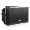 Sound Town ZETHUS-112B-PAIR ZETHUS Series 12" Two-Way Constant Curvature Line Array Loudspeaker System, Full-Range/Bi-Amp Switchable, Black-Right View