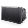 SOUND TOWN ZETHUS-112BPW-R | REFURBISHED: ZETHUS Series 12" Powered 2-Way Line Array Loudspeaker System w/ Onboard DSP, Black for Live Sound, Club, Bar, Restaurant, Church - Left Panel