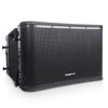 SOUND TOWN ZETHUS-112BPW-R | REFURBISHED: ZETHUS Series 12" Powered 2-Way Line Array Loudspeaker System w/ Onboard DSP, Black for Live Sound, Club, Bar, Restaurant, Church - Right Panel