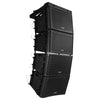 Sound Town ZETHUS-112BX4 | ZETHUS Series Four 12" Two-Way Constant Curvature Line Array Loudspeaker System, Full-Range/Bi-amp Switchable, Black - Right Panel
