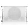 Sound Town ZETHUS-115SWPW110WX2 | ZETHUS Series 15" 1000W Powered Line Array Subwoofer with DSP, LPF, White - Front Panel
