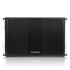 Sound Town ZETHUS-118SPW | ZETHUS Series 18” 1600W Powered Line Array Subwoofer with DSP, LPF, Black - Front Panel