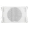 Sound Town ZETHUS-118SWPW | ZETHUS Series 18” 1600W Powered Line Array Subwoofer with DSP, White - Front View 