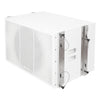 Sound Town ZETHUS-118SWPW | ZETHUS Series 18” 1600W Powered Line Array Subwoofer with DSP, White - Left Side 