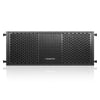 Sound Town ZETHUS-208BV2-R | REFURBISHED: ZETHUS Series Dual 8" Passive Line Array Loudspeaker, 700W, Full-Range/Bi-Amp Switchable, Birch Plywood, Black - Front Panel
