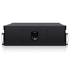 Sound Town ZETHUS-210B-R | REFURBISHED: ZETHUS Series 2 x 10” Line Array Loudspeaker System with Dual Titanium Compression Drivers, Full Range/Bi-amp Switchable, Black - Back Panel