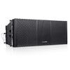 Sound Town ZETHUS-210B-R | REFURBISHED: ZETHUS Series 2 x 10” Line Array Loudspeaker System with Dual Titanium Compression Drivers, Full Range/Bi-amp Switchable, Black - Right Panel