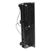 Sound Town ZETHUS-212LMH | Dual 12" 3-Way 3200W Full-Range Variable Curvature Line Array Loudspeaker, w/ Coaxial Neodymium MF/HF, Neodymium LF, Plywood, Black - Angle Hardware