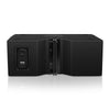 Sound Town ZETHUS-212LMH | Dual 12" 3-Way 3200W Full-Range Variable Curvature Line Array Loudspeaker, w/ Coaxial Neodymium MF/HF, Neodymium LF, Plywood, Black - Back View