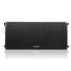 Sound Town ZETHUS-212LMH | Dual 12" 3-Way 3200W Full-Range Variable Curvature Line Array Loudspeaker, w/ Coaxial Neodymium MF/HF, Neodymium LF, Plywood, Black - Front View