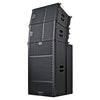 Sound Town ZETHUS-215S110X2 ZETHUS Series Line Array Speaker System with One Dual 15-inch Line Array Subwoofer, Two Compact 10-inch Line Array Speakers, Black
