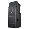 Sound Town ZETHUS-215S110X2 ZETHUS Series Line Array Speaker System with One Dual 15-inch Line Array Subwoofer, Two Compact 10-inch Line Array Speakers, Black