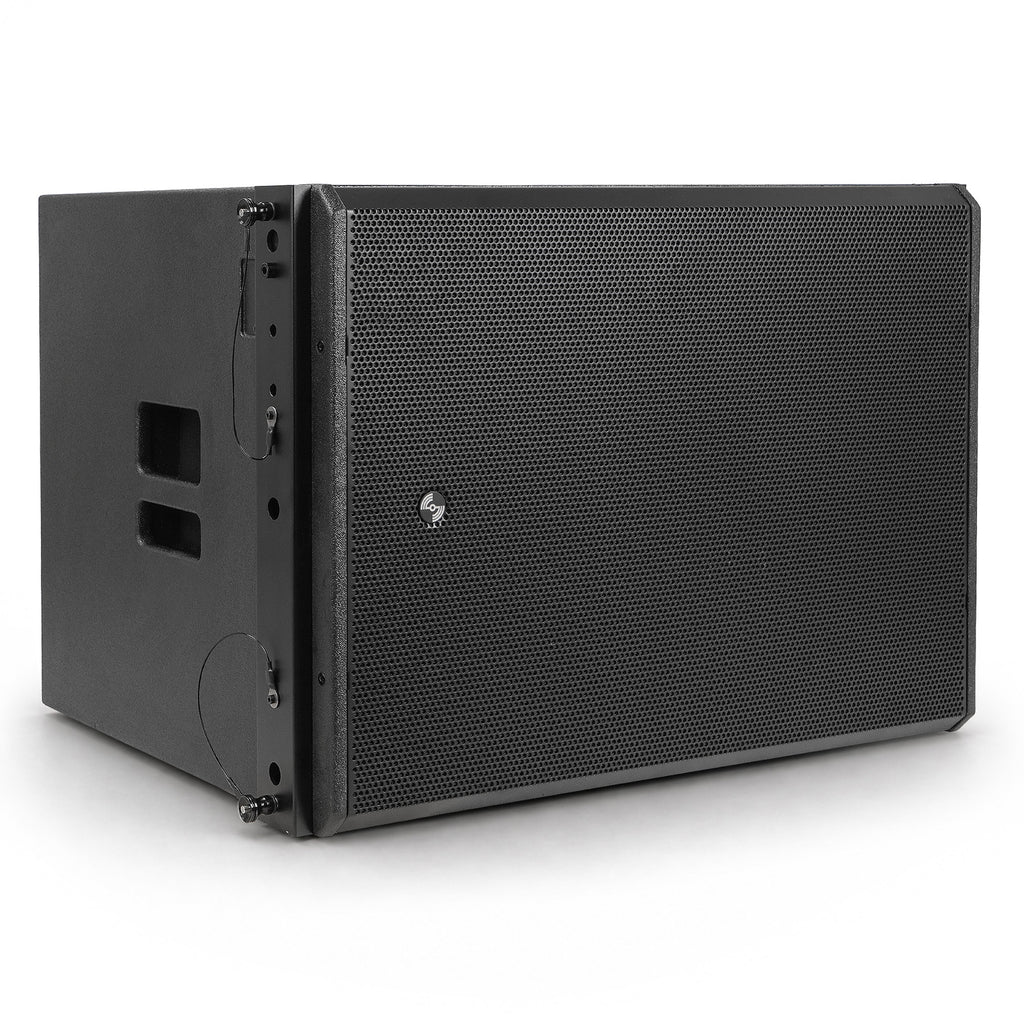 ZETHUS-A18SPW | 18" 1600W Powered Line Array Subwoofer with Class-D Amplifier, DSP Presets, Birch Plywood, Black - Right View