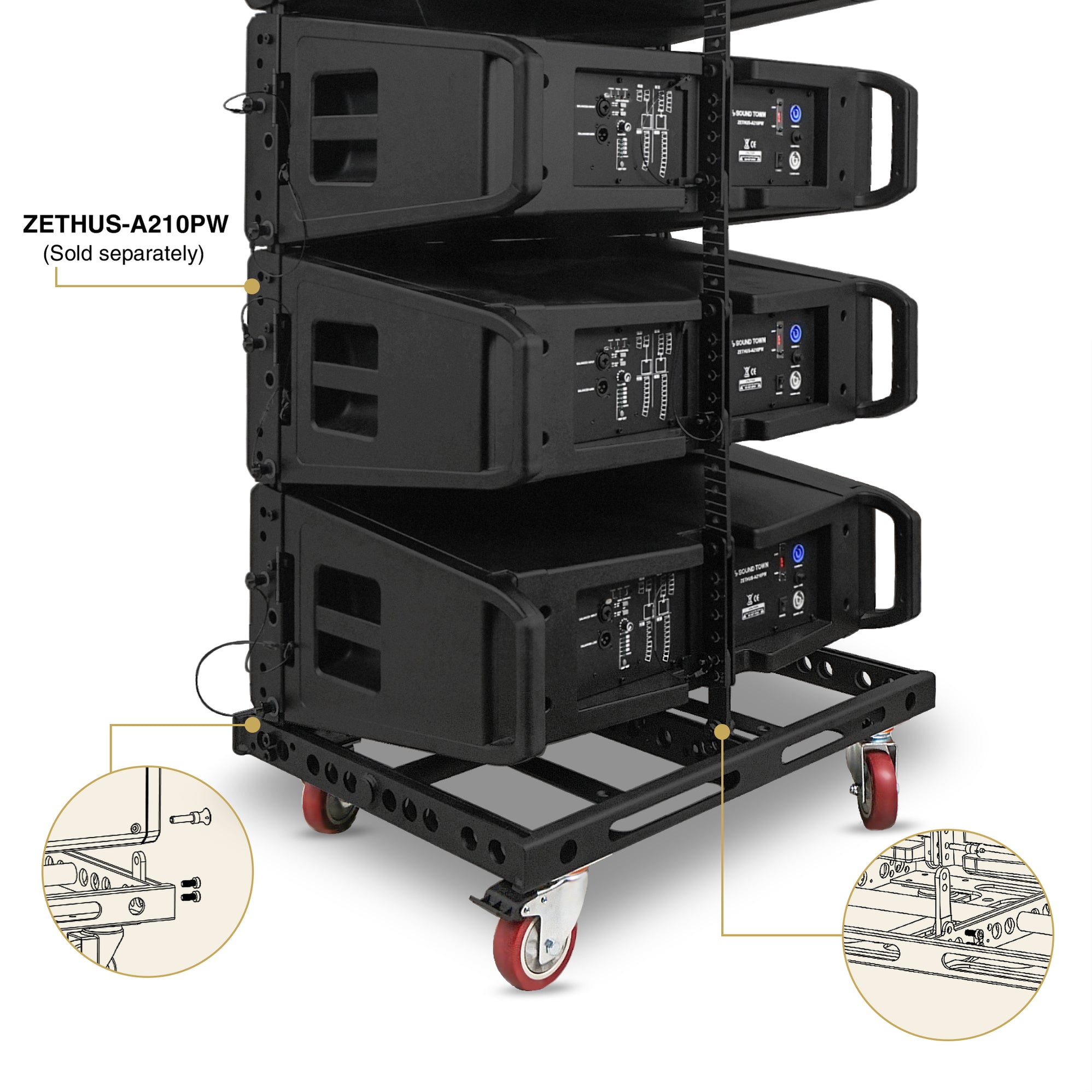 ZETHUS-A210FF | ZETHUS Series Flying Frame for ZETHUS-A210PW Line Arra ...