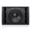 Sound Town ZETHUS-IP115S ZETHUS Series 15” 1400W Water-Resistant Passive Line Array Subwoofer with 15” Aluminum Woofer and 4” Voice Coil, Black - without Front Grille